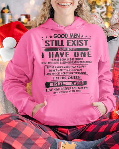 December - Good men Still Exist - gift for your girlfriend, wife from Husband - NINA12 (SKU-GM-12)