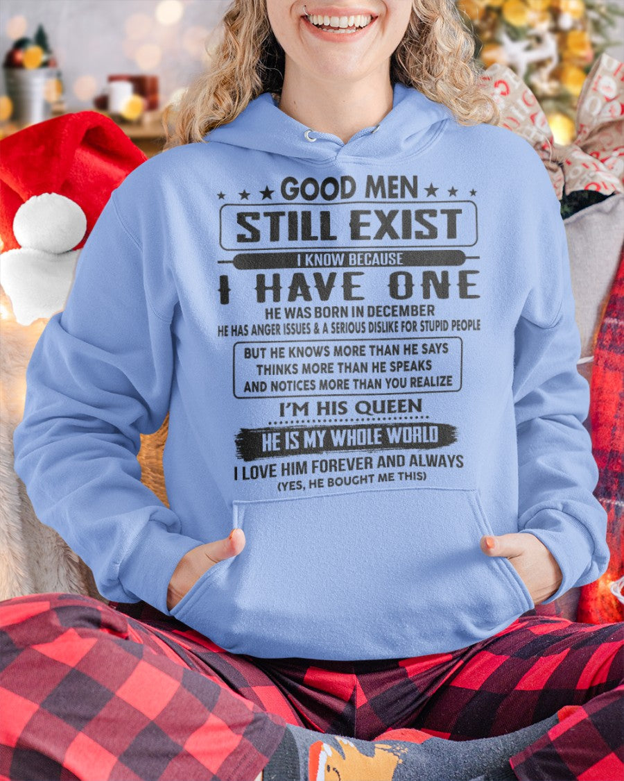 December - Good men Still Exist - gift for your girlfriend, wife from Husband - NINA12 (SKU-GM-12)