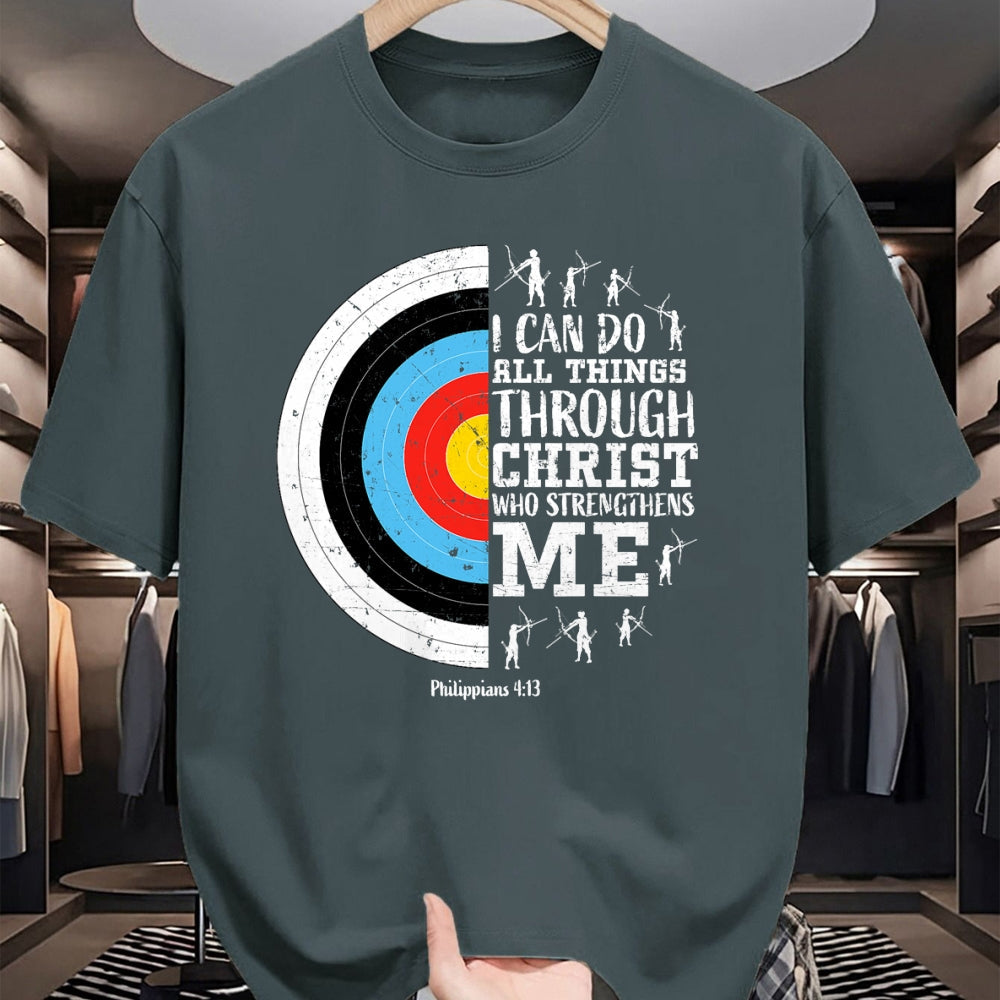 Christian Tee, Christian Faith Unisex T-Shirt/Hoodie/Sweatshirt HLT00 - Christian Archery Gifts Women Teen Girls Men Boys Religious T-Shirt