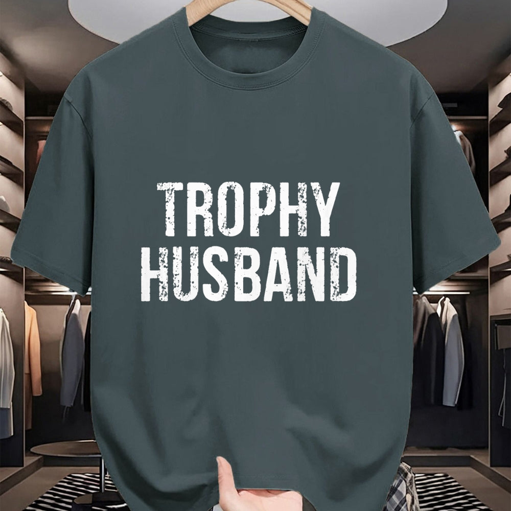 Best Wife Shirt, Wife and Husband Unisex T-Shirt/Hoodie/Sweatshirt HLT00 - Trophy Husband T-Shirt