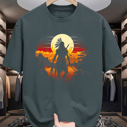 Native American T-Shirts, Vintage Native American Unisex T-Shirt/Hoodie/Sweatshirt HLT00 - Native American Chief Tribes Culture Sacred Sioux