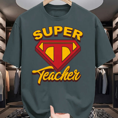 Best Teacher Shirt, Funny Teacher UnisexT-Shirt/Hoodie/Sweatshirt HLT00 - Superteacher Superhero Funny Teacher T-Shirt