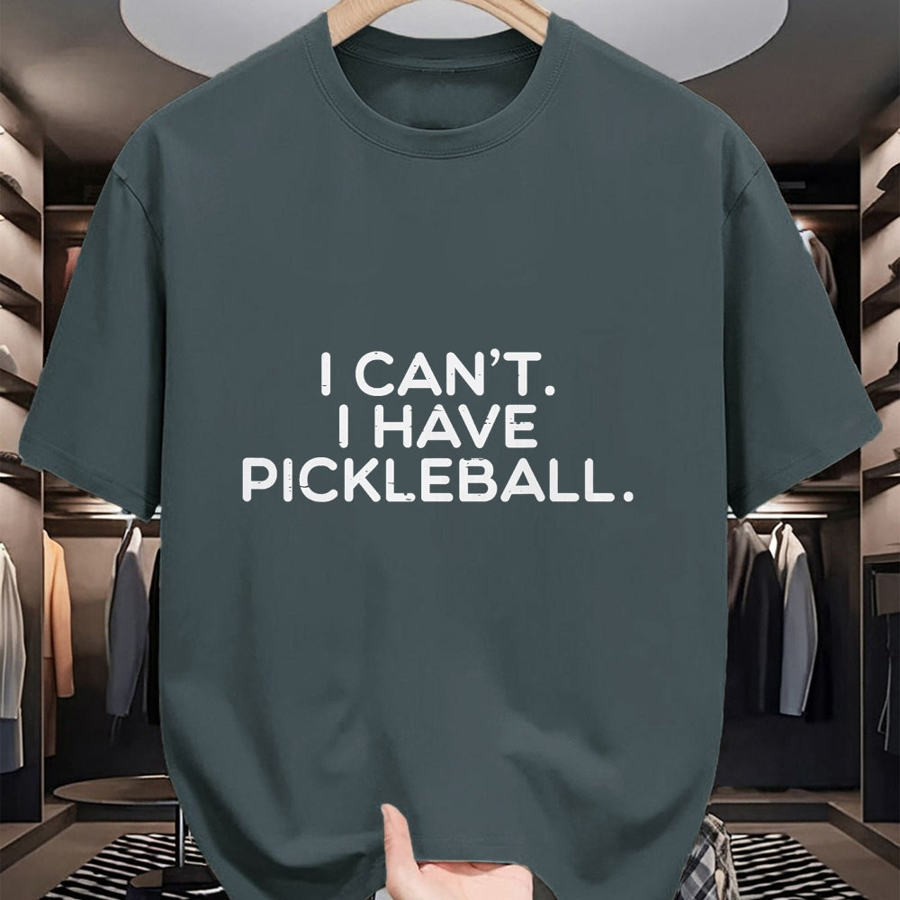 Funny Pickleball Shirt, Pickleball Lover Unisex T-Shirt/Hoodie/Sweatshirt HLT00 - I Cant Have Pickle Ball Pickleball Sport Women Men Kid Youth T-Shirt