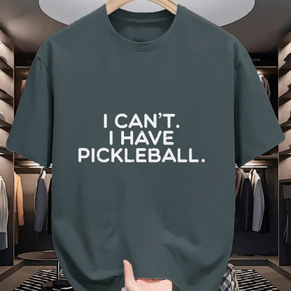 Funny Pickleball Shirt, Pickleball Lover Unisex T-Shirt/Hoodie/Sweatshirt HLT00 - I Cant Have Pickle Ball Pickleball Sport Women Men Kid Youth T-Shirt