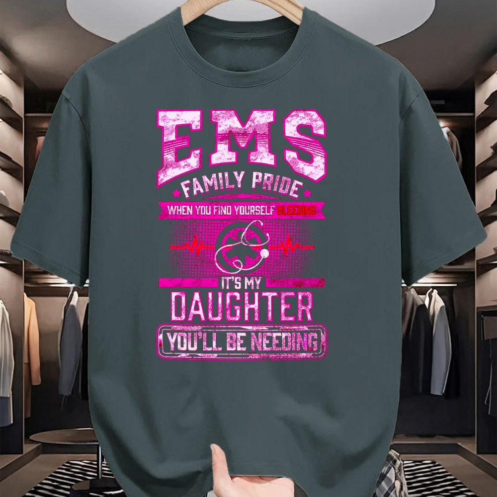 Funny Nurse Shirt, Nurse Unisex T-Shirt/Hoodie/Sweatshirt HLT00 - EMT Gift Proud Mom Dad Of EMS Paramedic Daughter F T-Shirt T-Shirt