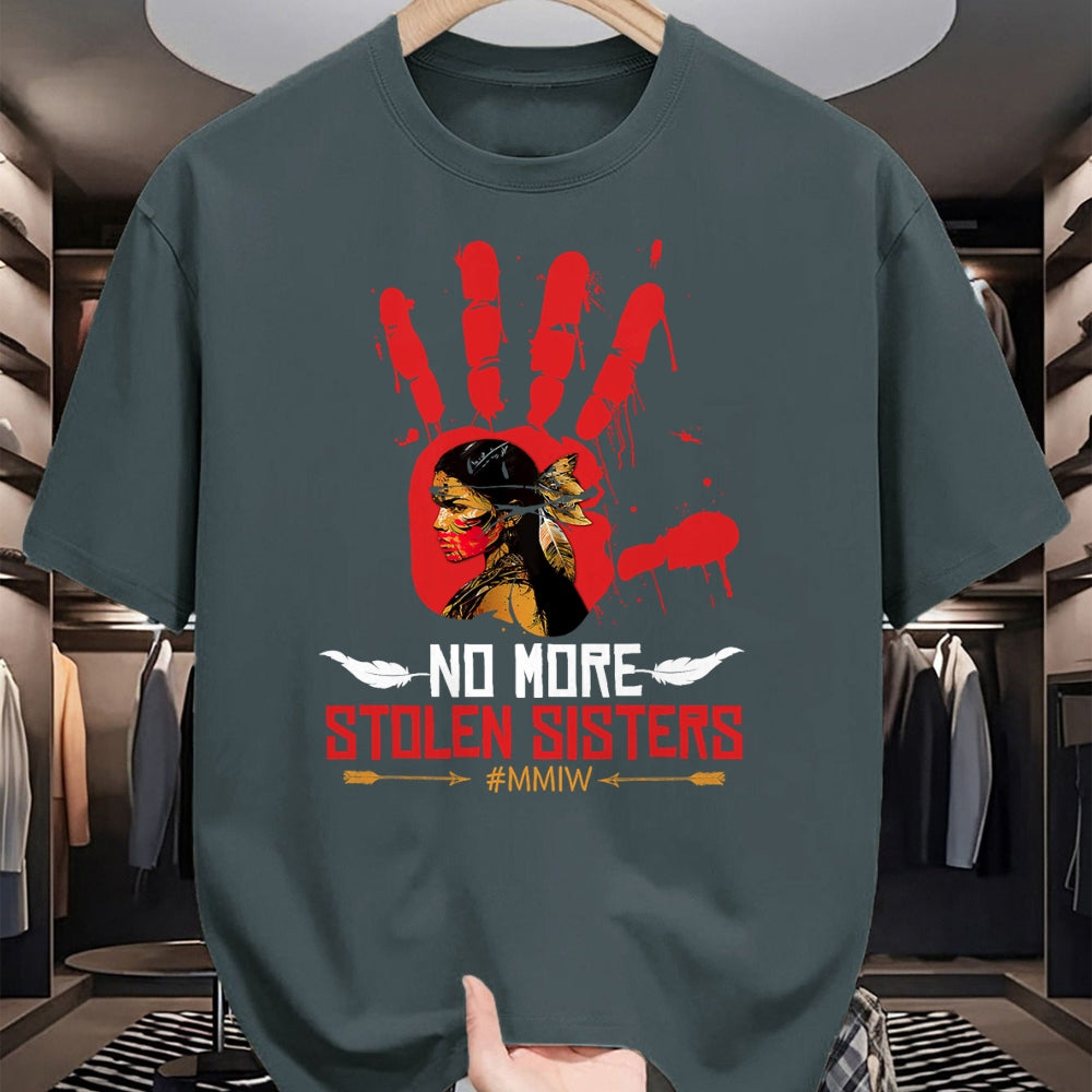 Native American T-Shirts, Vintage Native American Unisex T-Shirt/Hoodie/Sweatshirt HLT00 - Honor Awareness Native Americans No More Stolen Sisters (1)