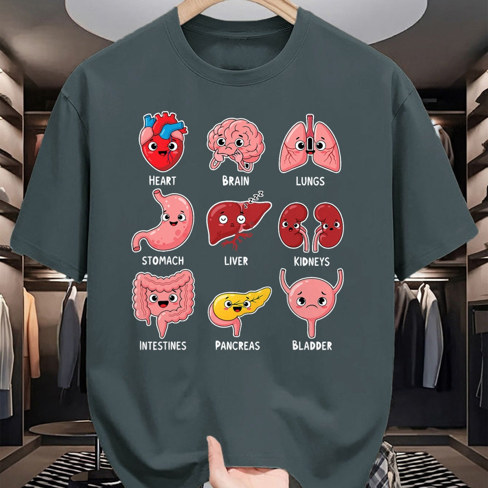 Best Doctor Shirt, Funny Doctor UnisexT-Shirt/Hoodie/Sweatshirt HLT00 - Cute Human Organs Cartoon Anatomy Science Humor T-Shirt