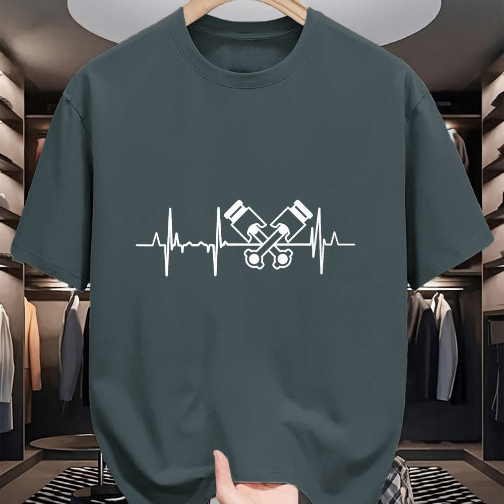 Best Mechanic Life Shirt, Funny Mechanic UnisexT-Shirt/Hoodie/Sweatshirt HLT00 - Car Mechatronics Engineer Heartbeat Car Mechanic T-Shirt