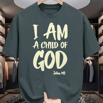 Christian Tee, Christian Faith Unisex T-Shirt/Hoodie/Sweatshirt HLT00 - I am a Child of God John 112 Have Faith in Jesus Christ T-Shirt