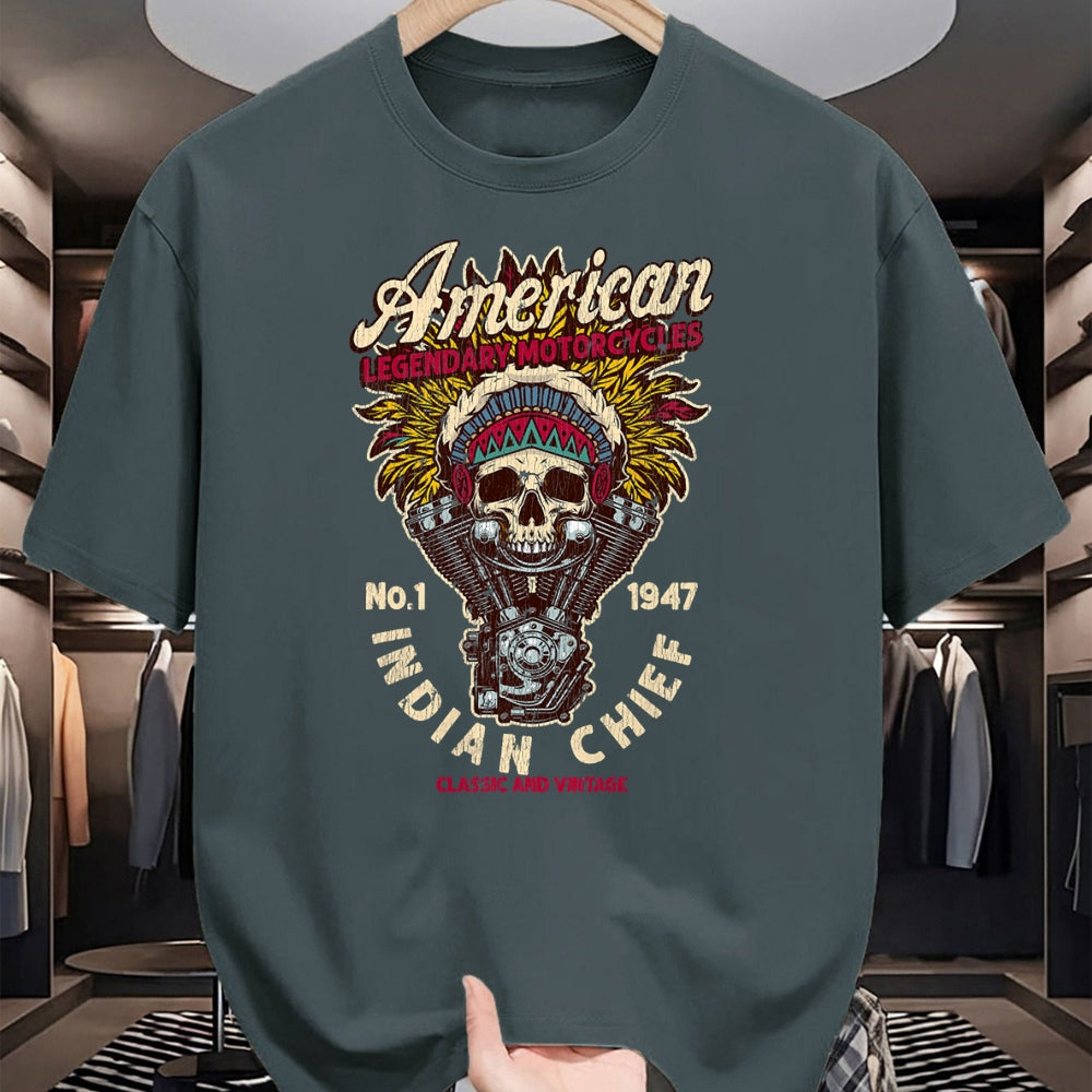Native American T-Shirts, Vintage Native American Unisex T-Shirt/Hoodie/Sweatshirt HLT00 - Retro Vintage American Motorcycle Indian native Bikers Gift