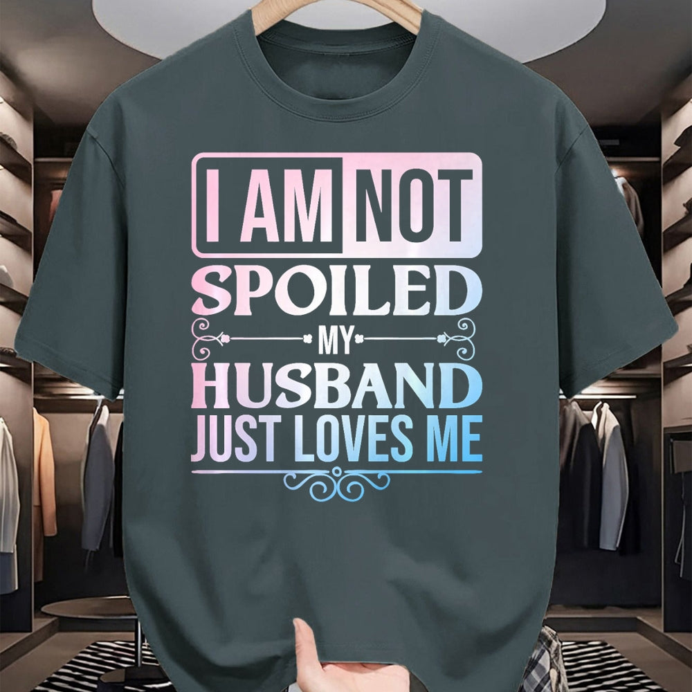 Best Wife Shirt, Wife and Husband Unisex T-Shirt/Hoodie/Sweatshirt HLT00 - Gift for wife T shirt, spoiled wife   Funny Spoiled Wife Art For Women Girls Husband Spoiled Wife Pr (30)