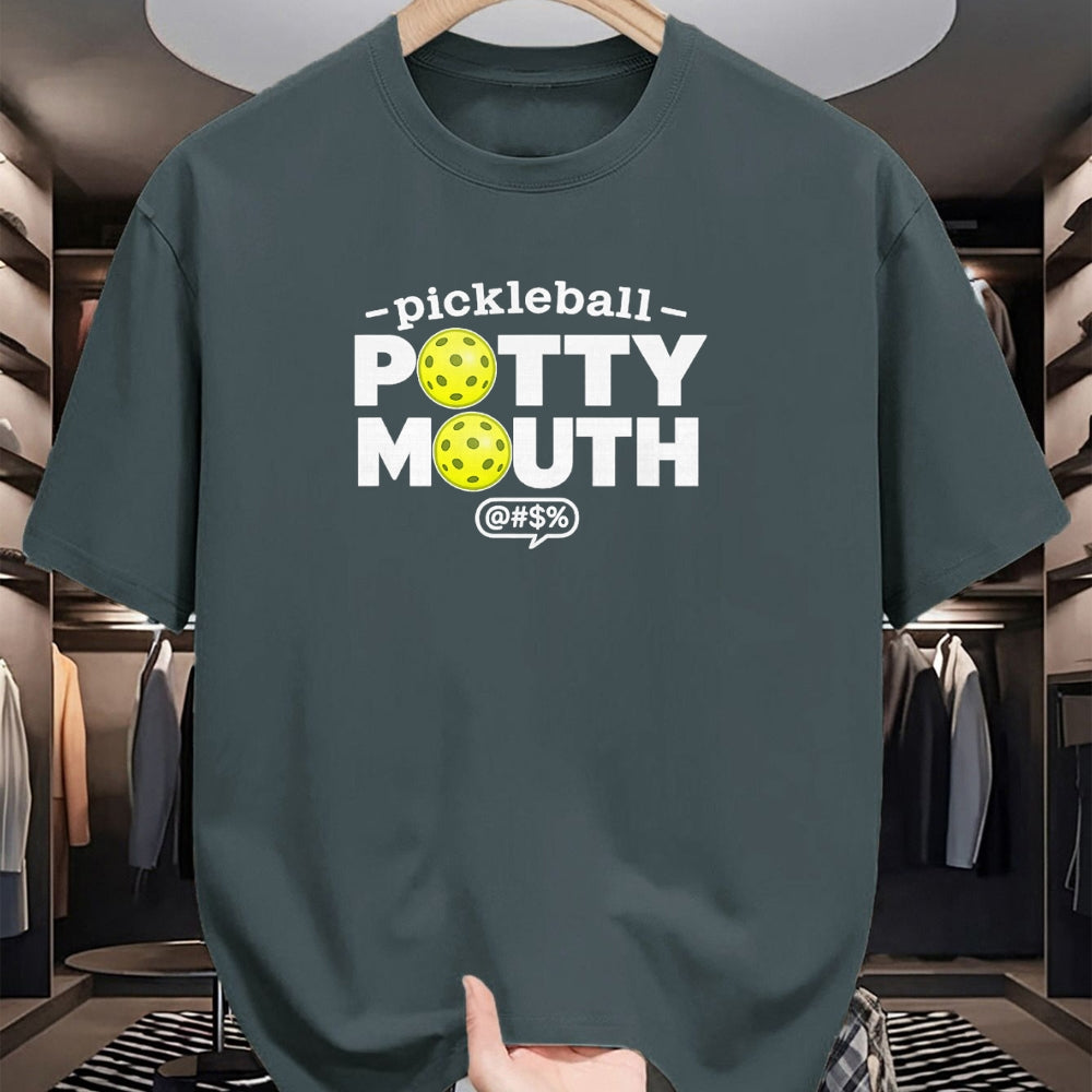 Funny Pickleball Shirt, Pickleball Lover Unisex T-Shirt/Hoodie/Sweatshirt HLT00 - Pickleball Potty Mouth Funny Player Humor T-Shirt