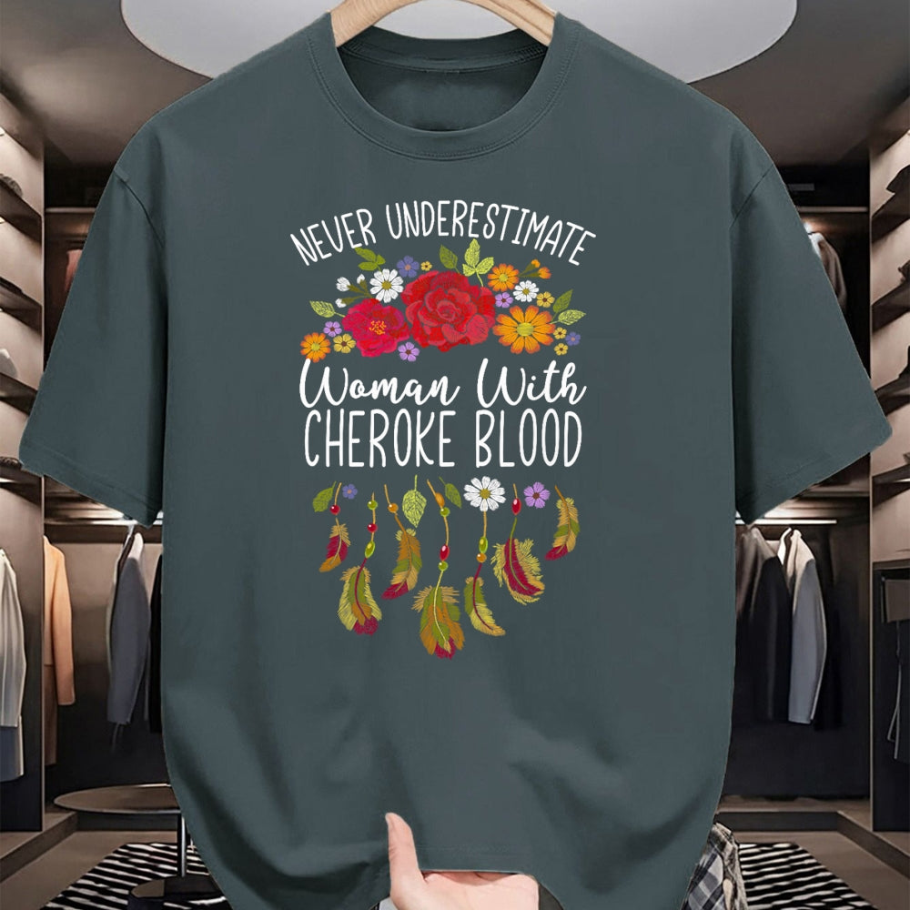 Native American T-Shirts, Vintage Native American Unisex T-Shirt/Hoodie/Sweatshirt HLT00 - Cherokee Native American women