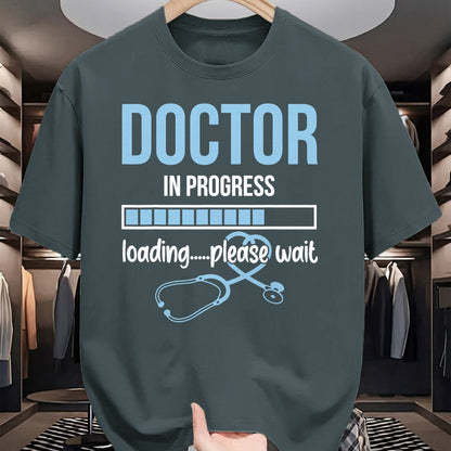 Best Doctor Shirt, Funny Doctor UnisexT-Shirt/Hoodie/Sweatshirt HLT00 - Stethoscope Doctor In Progress Loading Please Wait Medical T-Shirt