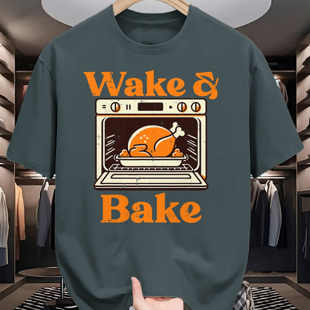 Best Thanksgiving Family Shirt , Funny Thanksgiving UnisexT-Shirt/Hoodie/Sweatshirt HLT00 - Thanksgiving Wake and Bake Funny Turkey Day Dad Men Women T-Shirt