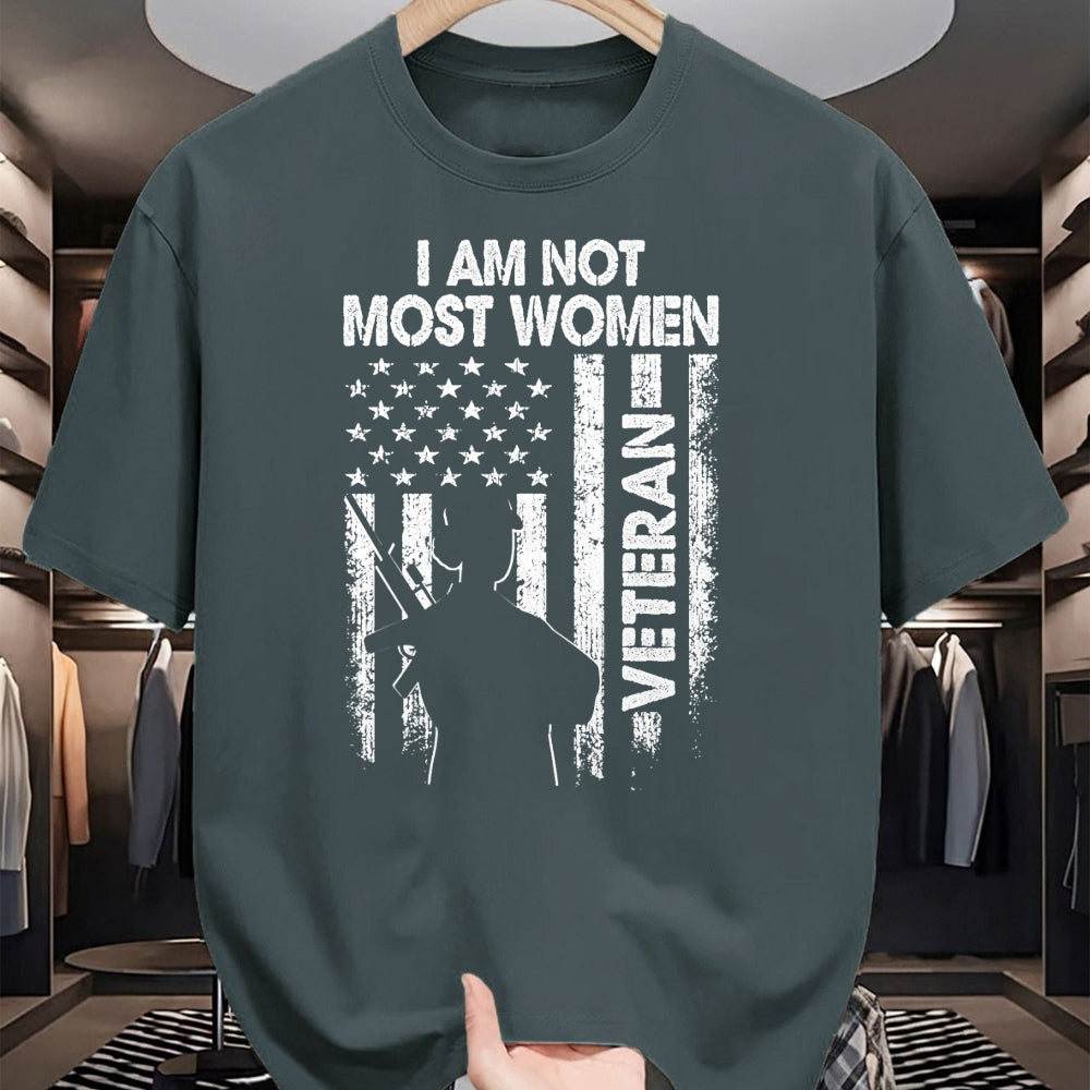 Proud Veteran Shirt, Funny Veteran UnisexT-Shirt/Hoodie/Sweatshirt HLT00 - I Am Not Most Women Veteran Shirt Soldier Wife Mom Mother T-Shirt
