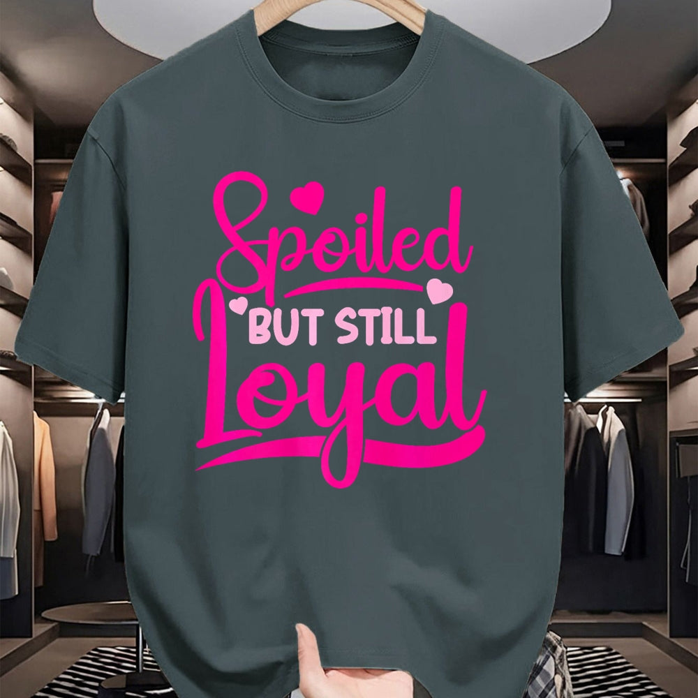 Best Wife Shirt, Wife and Husband Unisex T-Shirt/Hoodie/Sweatshirt HLT00 - Gift for wife T shirt, spoiled wife   Spoiled Wife Spoiled But Still Loyal Premium T-Shirt (3)