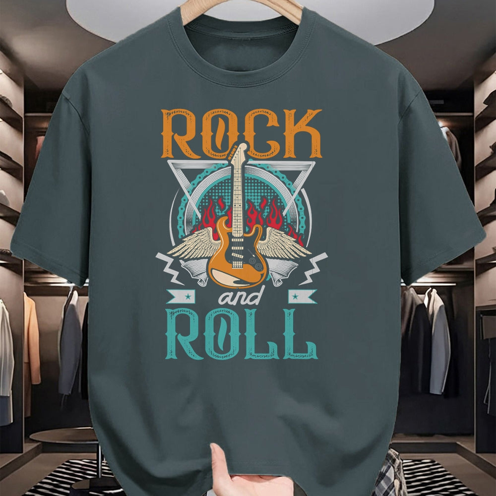 Guitar Lover Shirt, Funny Guitar UnisexT-Shirt/Hoodie/Sweatshirt HLT00 - Vintage Retro 80s Rock & Roll Music Guitar Wings T-Shirt