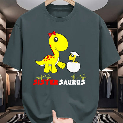 Best Dinosaur Lover Shirt, Funny Dinosaur UnisexT-Shirt/Hoodie/Sweatshirt HLT00 - Sistersaurus Dinosaur Sister Sister T-Shirt