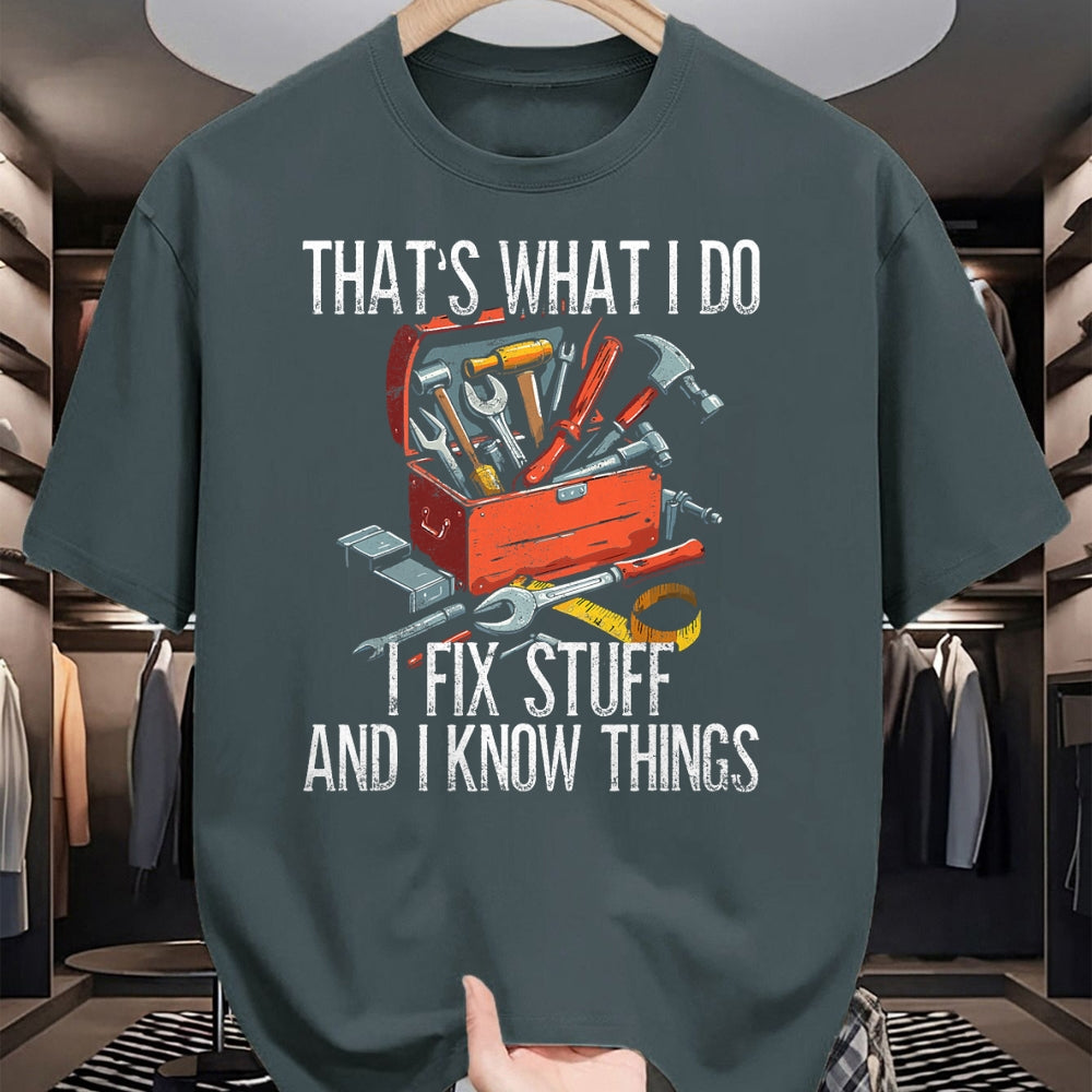 Best Mechanic Life Shirt, Funny Mechanic UnisexT-Shirt/Hoodie/Sweatshirt HLT00 - Handyman, That's What I Do I Fix Stuff, Craftsman T-Shirt