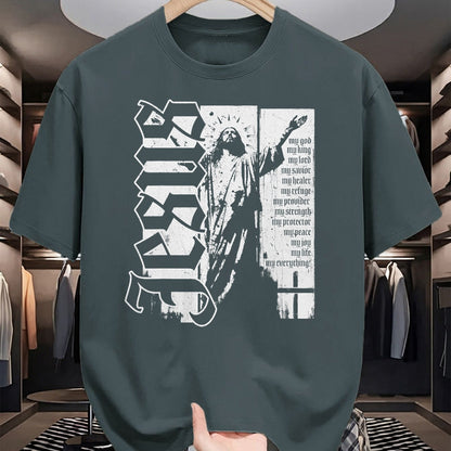 Christian Tee, Christian Faith Unisex T-Shirt/Hoodie/Sweatshirt HLT00 - Jesus Christ God King Lord Savior Strength Prayer Christian T-Shirt