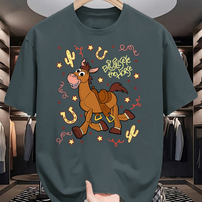 Best Horse Lover Shirt , Funny Horse UnisexT-Shirt/Hoodie/Sweatshirt HLT00 - Disney and Pixar_s Toy Story Bullseye Horse Western Collage T-Shirt