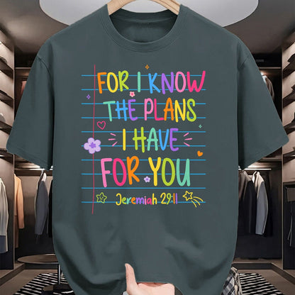 Best Student Shirt, Funny Back To School UnisexT-Shirt/Hoodie/Sweatshirt HLT00 - for I Know The Plans I Have for You Christian Back to School T-Shirt (1)