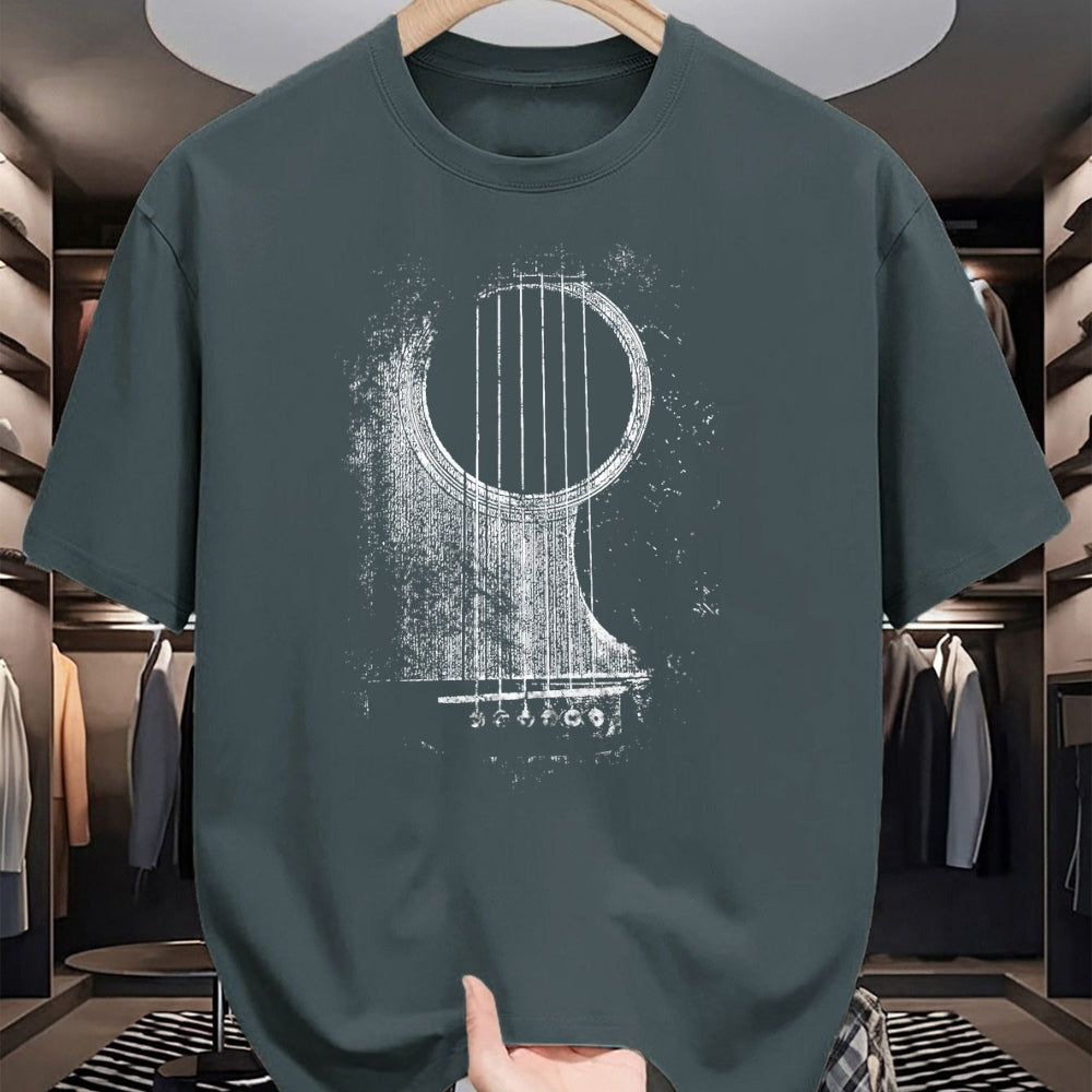 Guitar Lover Shirt, Funny Guitar UnisexT-Shirt/Hoodie/Sweatshirt HLT00 - Acoustic Guitar Player Six String Classic Rock & Roll T-Shirt, Men, Black, 3X-Large