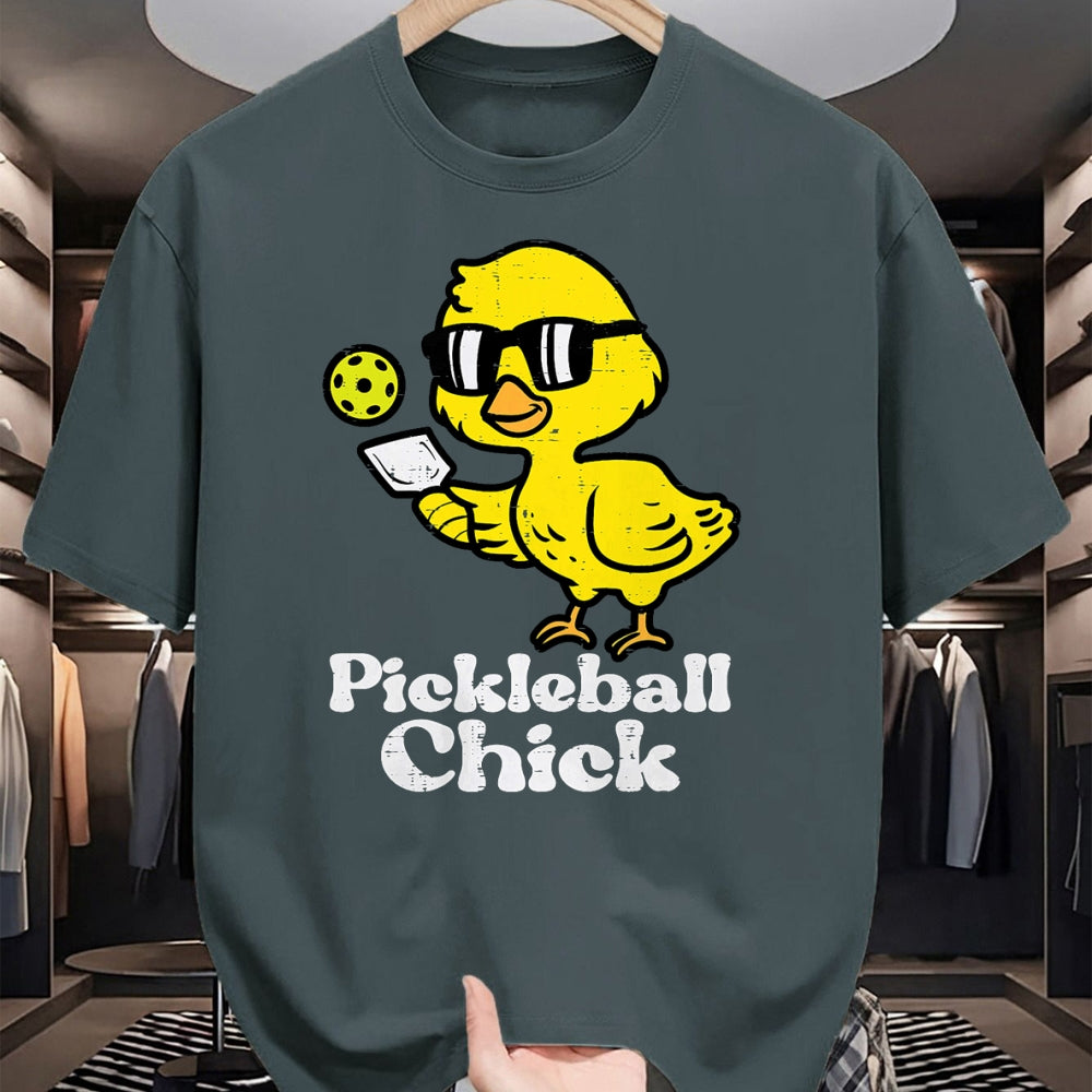 Funny Pickleball Shirt, Pickleball Lover Unisex T-Shirt/Hoodie/Sweatshirt HLT00 - Pickleball Chick Funny Pickle Ball Women Girls Kids Toddler T-Shirt