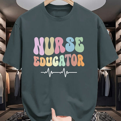 Funny Nurse Shirt, Nurse Unisex T-Shirt/Hoodie/Sweatshirt HLT00 - Groovy Certified Nurse Educator Nursing School Instructor T-Shirt