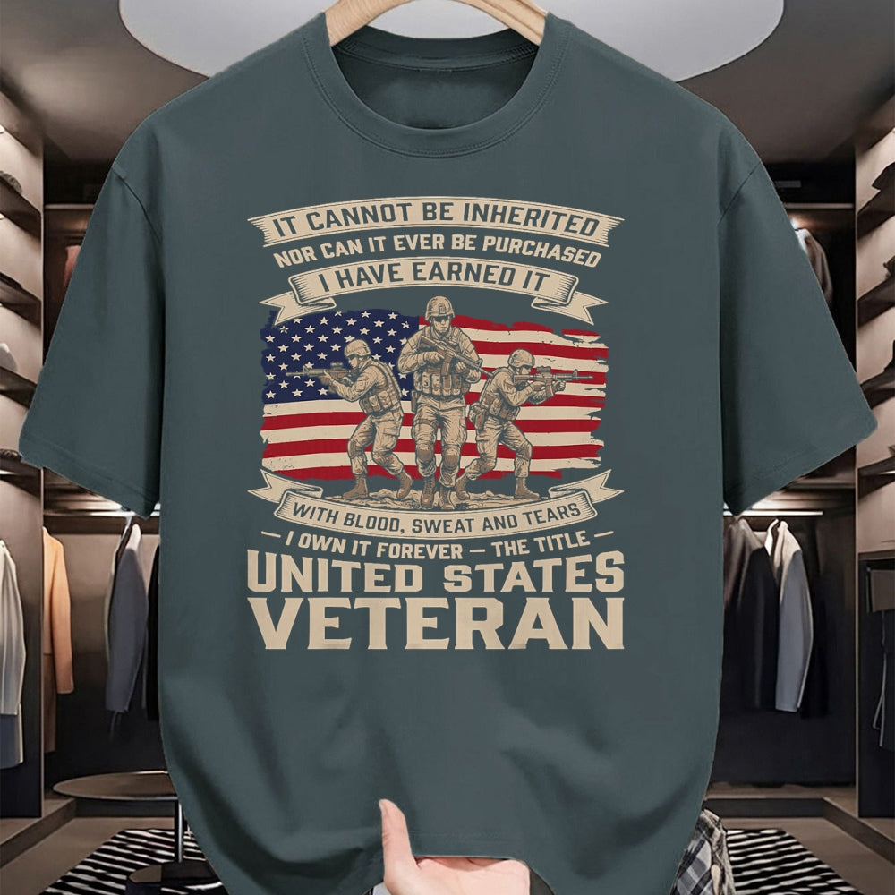Proud Veteran Shirt, Funny Veteran UnisexT-Shirt/Hoodie/Sweatshirt HLT00 - Proud US Veteran Patriotic American Veterans Day T-Shirt