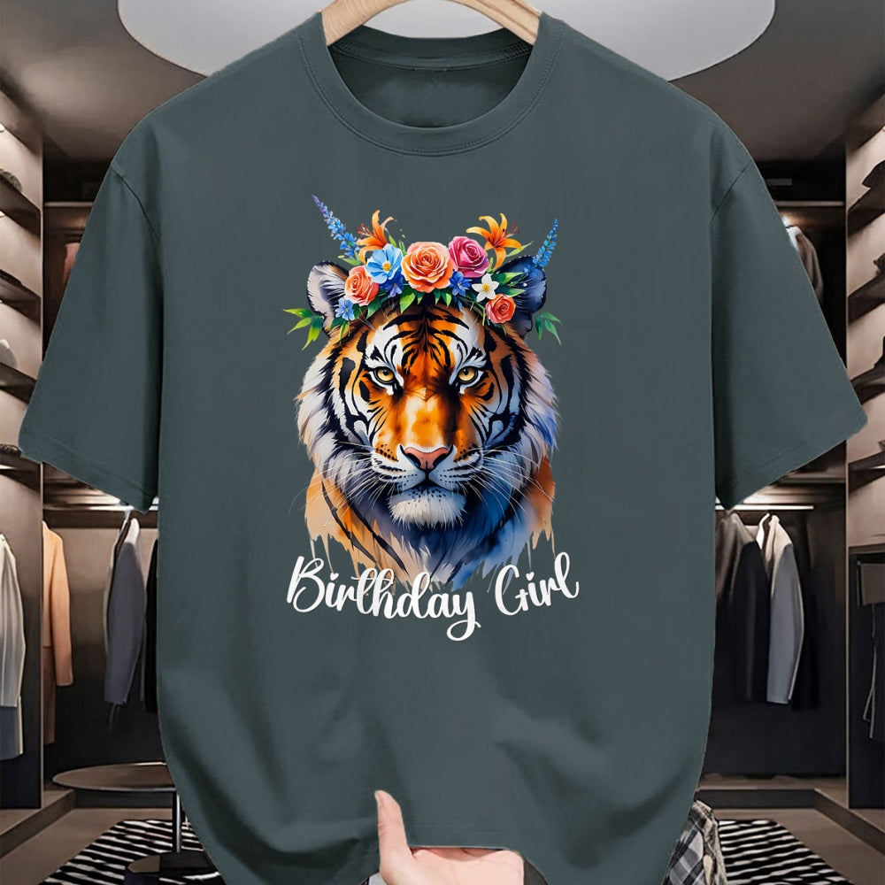 Cat Love Shirt, Funny Cat Lover Gift UnisexT-Shirt/Hoodie/Sweatshirt HLT00 - Tiger Birthday Girl Cute Zoo Themed Party Outfit Safari 6-12 T-Shirt