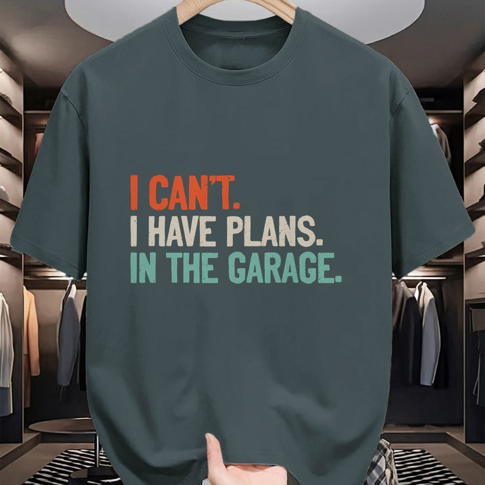 Best Mechanic Life Shirt, Funny Mechanic UnisexT-Shirt/Hoodie/Sweatshirt HLT00 - I Can't I Have Plans in The Garage Shirt Mechanic DIY Saying T-Shirt