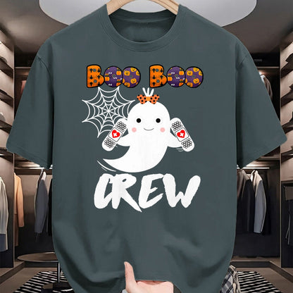 Funny Nurse Shirt, Nurse Unisex T-Shirt/Hoodie/Sweatshirt HLT00 - Boo Boo Crew Nurse Shirt Funny Halloween Costume Fun Gift T-Shirt