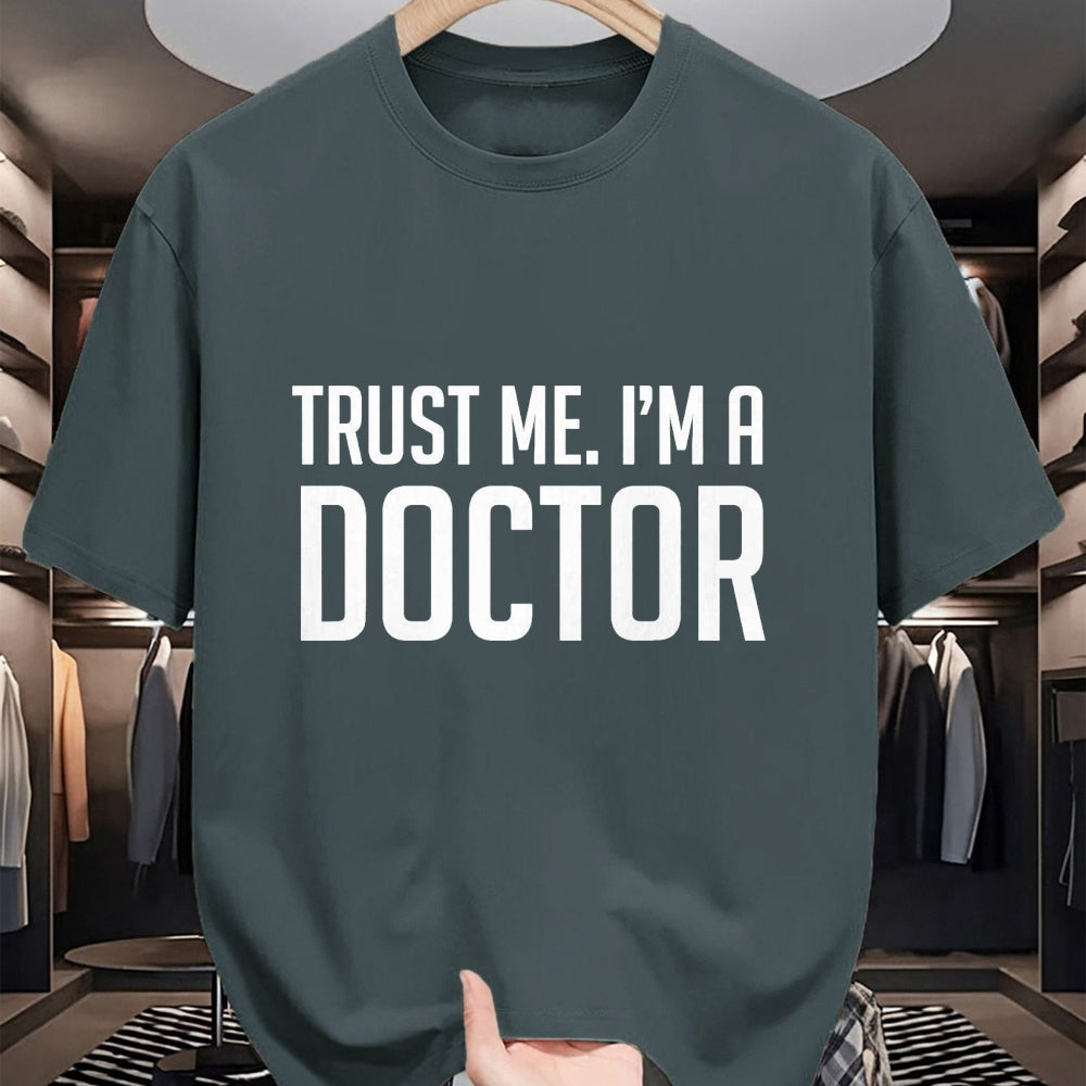 Best Doctor Shirt, Funny Doctor UnisexT-Shirt/Hoodie/Sweatshirt HLT00 - Trust Me I'm A Doctor Shirt T-Shirt, Men, Black, 3X-Large