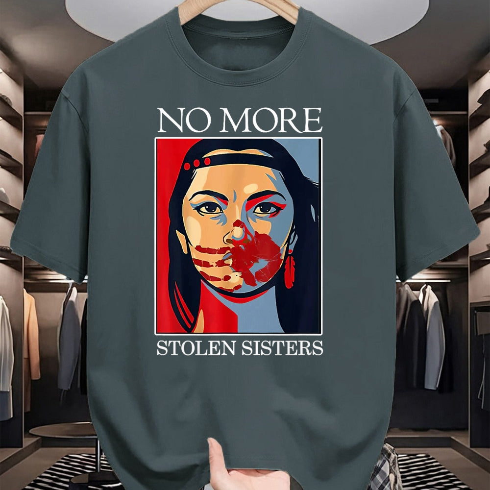 Native American T-Shirts, Vintage Native American Unisex T-Shirt/Hoodie/Sweatshirt HLT00 - Honor Awareness Native Americans No More Stolen Sisters