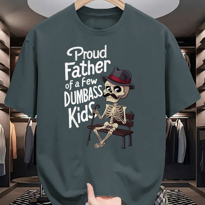 Gift for Dad Shirt, Funny Dad Unisex T-Shirt/Hoodie/Sweatshirt HLT00 – Funny Graphic Proud Father of A Few Dumbass Kid Father_s Day T-Shirt