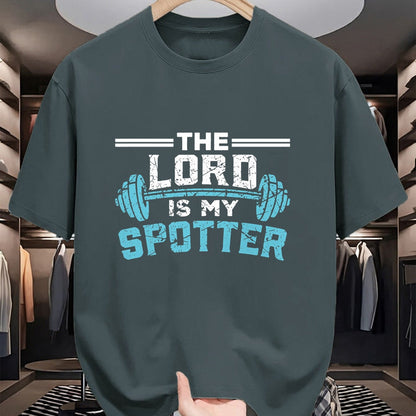 Christian Tee, Christian Faith Unisex T-Shirt/Hoodie/Sweatshirt HLT00 - Jesus Workout Shirt Jesus is my Spotter Christian Gym T-Shirt