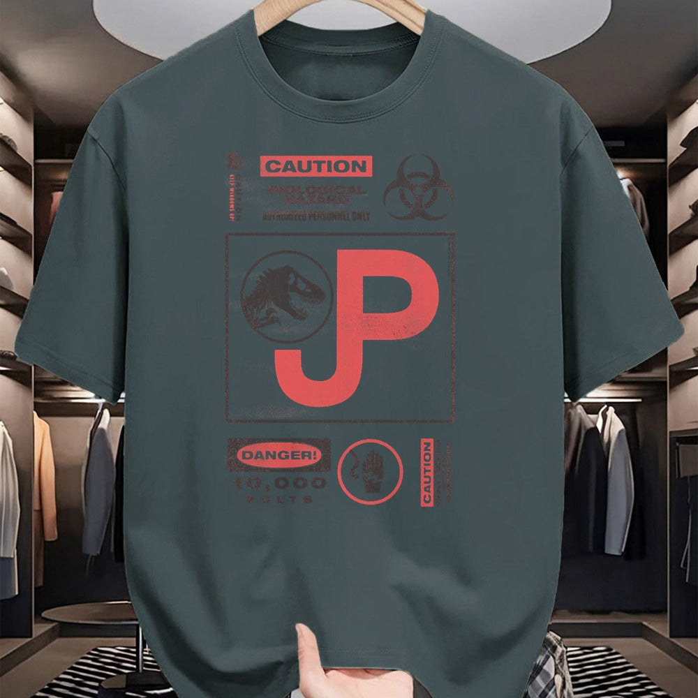 Best Dinosaur Lover Shirt, Funny Dinosaur UnisexT-Shirt/Hoodie/Sweatshirt HLT00 - Jurassic Park 30th Anniversary Caution Retro Comfort Colors Adult Heavyweight T-Shirt  Amazon.com