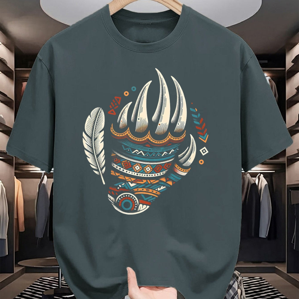 Native American T-Shirts, Vintage Native American Unisex T-Shirt/Hoodie/Sweatshirt HLT00 - Native Heritage Month Proud Native American Bear Claws