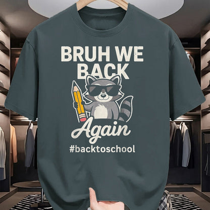 Best Student Shirt, Funny Back To School UnisexT-Shirt/Hoodie/Sweatshirt HLT00 - Bruh We Back First Day of School Teacher Back to School Boys T-Shirt, Youth, Navy Blue, Medium