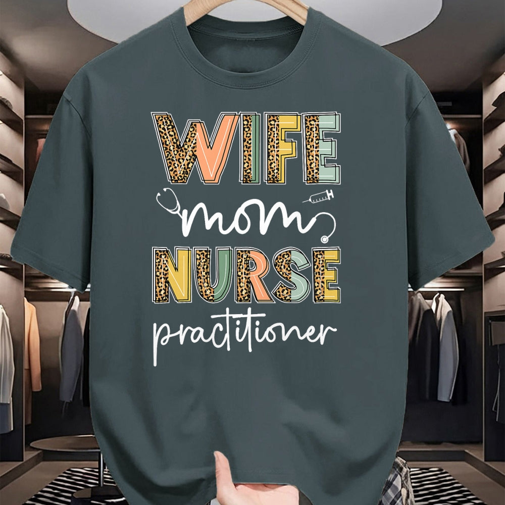 Funny Nurse Shirt, Nurse Unisex T-Shirt/Hoodie/Sweatshirt HLT00 - Wife Mom Nurse Shirt, Funny Mothers Day For Women T-Shirt