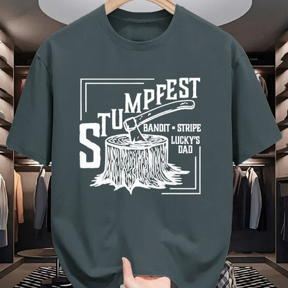 Gift for Dad Shirt, Funny Dad Unisex T-Shirt/Hoodie/Sweatshirt HLT00 – Funny Stumpfest Bandit stripe and lucky_s dad T-Shirt