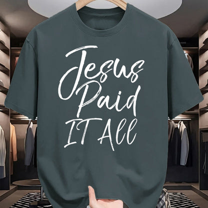 Christian Tee, Christian Faith Unisex T-Shirt/Hoodie/Sweatshirt HLT00 - Christian Salvation Quote Forgiveness Gift Jesus Paid it All T-Shirt