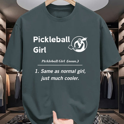 Funny Pickleball Shirt, Pickleball Lover Unisex T-Shirt/Hoodie/Sweatshirt HLT00 - Funny Pickleball Girl Definition Pickleball Players T-Shirt