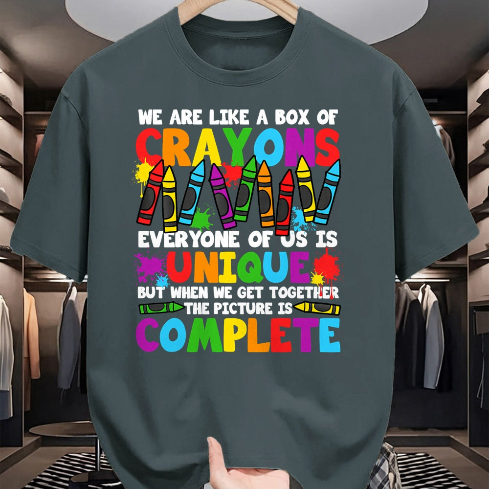 Best Student Shirt, Funny Back To School UnisexT-Shirt/Hoodie/Sweatshirt HLT00 - Funny Teacher We are Like A Box of Crayons Back to School T-Shirt (2)