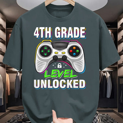 Best Student Shirt, Funny Back To School UnisexT-Shirt/Hoodie/Sweatshirt HLT00 - Boys First Day of 4th Grade Shirt Kids Gaming Back to School T-Shirt