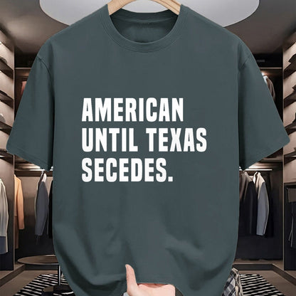 Native American T-Shirts, Vintage Native American Unisex T-Shirt/Hoodie/Sweatshirt HLT00 - American Until Texas Secedes Funny Native Texan