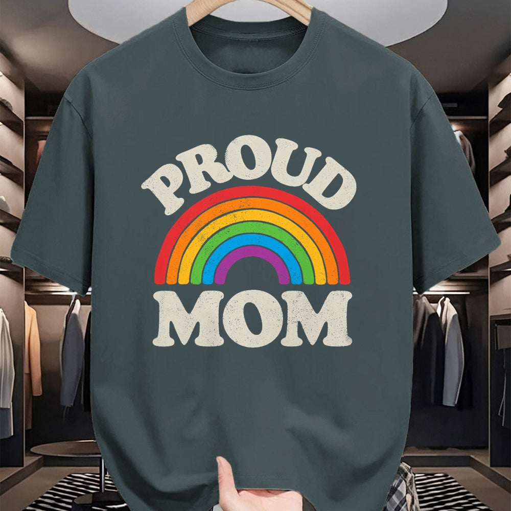 Gift for Mom Shirt, Funny Mom Unisex T-Shirt/Hoodie/Sweatshirt HLT00 - LGBTQ Proud Mom Gay Pride LGBT Ally Rainbow Mothers Day T-Shirt