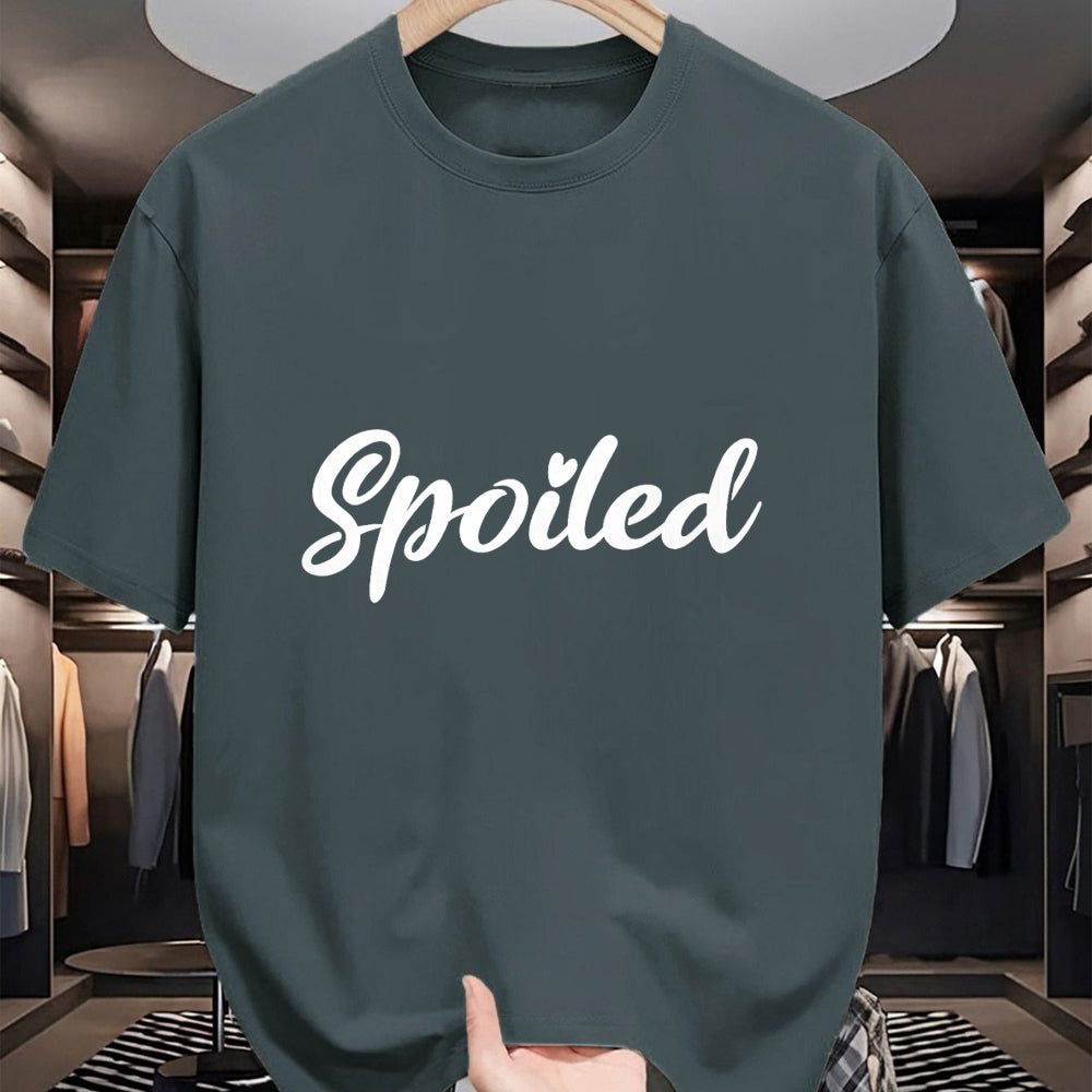 Best Wife Shirt, Wife and Husband Unisex T-Shirt/Hoodie/Sweatshirt HLT00 - Broke And Spoiled Matching Couples Funny T-Shirt
